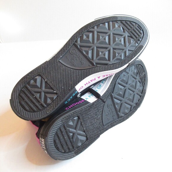 Converse Boys CTAS High Seek Peace 266537F Black High Top Sneaker Shoes Size 4.5 - Picture 5 of 6